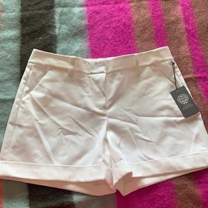 Vince Camuto white shorts